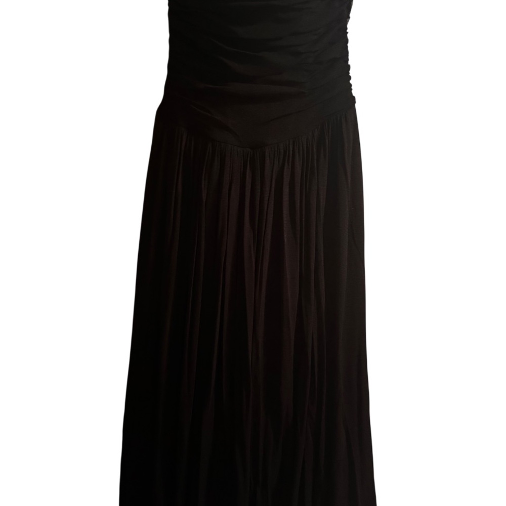 WHBM Elegant Black Strapless Dress